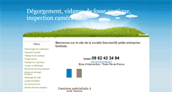 Desktop Screenshot of degorgement-fosse-septique.com