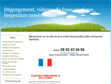 Tablet Screenshot of degorgement-fosse-septique.com